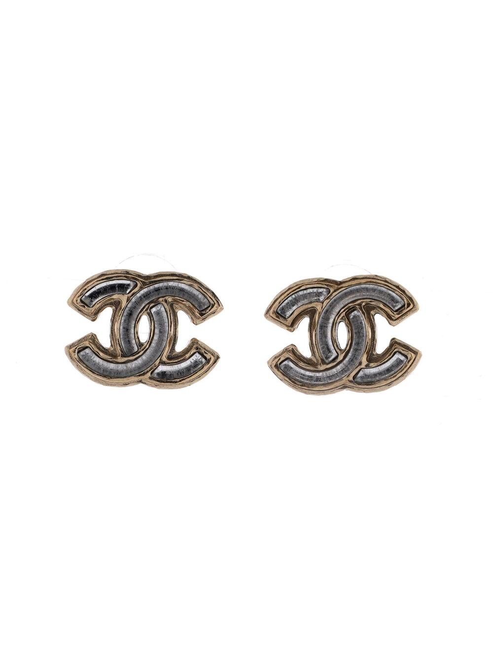 Chanel Cc Stud Earrings Metal With #249906C67B